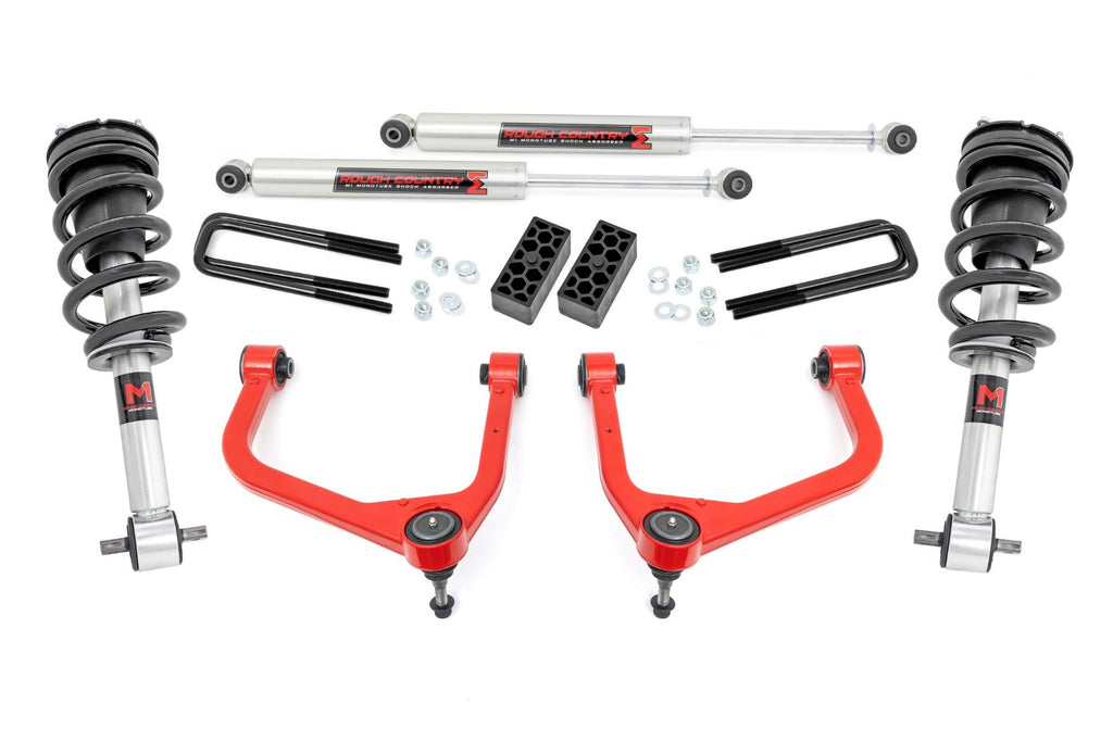 3.5 Inch Lift Kit | M1 Struts/M1 | GMC Sierra 1500 2WD/4WD (2019-2025 & Classic) | 22640RED