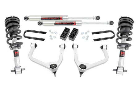 Rough Country | 3.5 Inch Lift Kit | M1 | Rear Mono Leaf | Chevy Silverado 1500 (22-24) | 28240