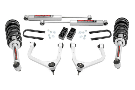3.5 Inch Lift Kit | N3 Struts | Rear Mono Leaf | Chevy Silverado 1500 (2025) | 28231_A