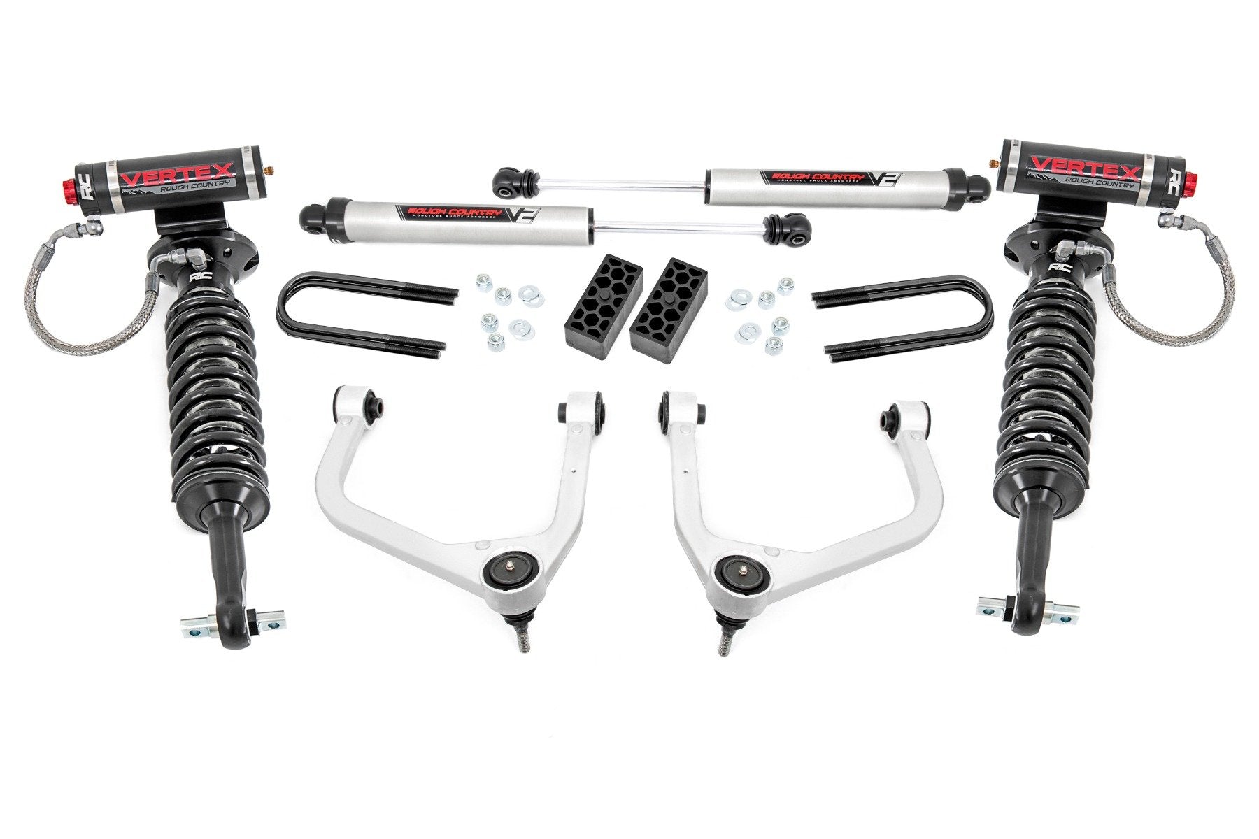 3.5 Inch Lift Kit | Vertex/V2 | Rear Mono Leaf | Chevy Silverado 1500 (2025) | 28257_A