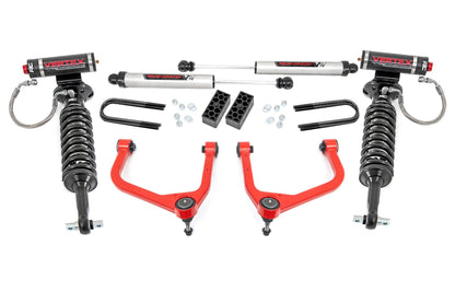 3.5 Inch Lift Kit | Vertex/V2 | Rear Mono Leaf | Chevy Silverado 1500 (2025) | 28257RED_A