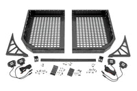 Cargo Rack | Dual 2" Black LED Pairs | Flush Mount | Polaris Ranger XP 1000  | 93057