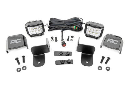 LED Light Kit | Rear Mount | 2" Chrome Pair | Wide Angle | Polaris Ranger XP 1000  | 93084