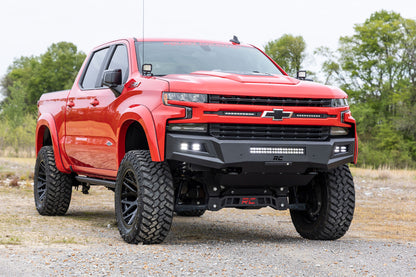 High Clearance Front Bumper | LED Lights & Skid Plate | Chevy Silverado 1500 (19-22) | 10757A