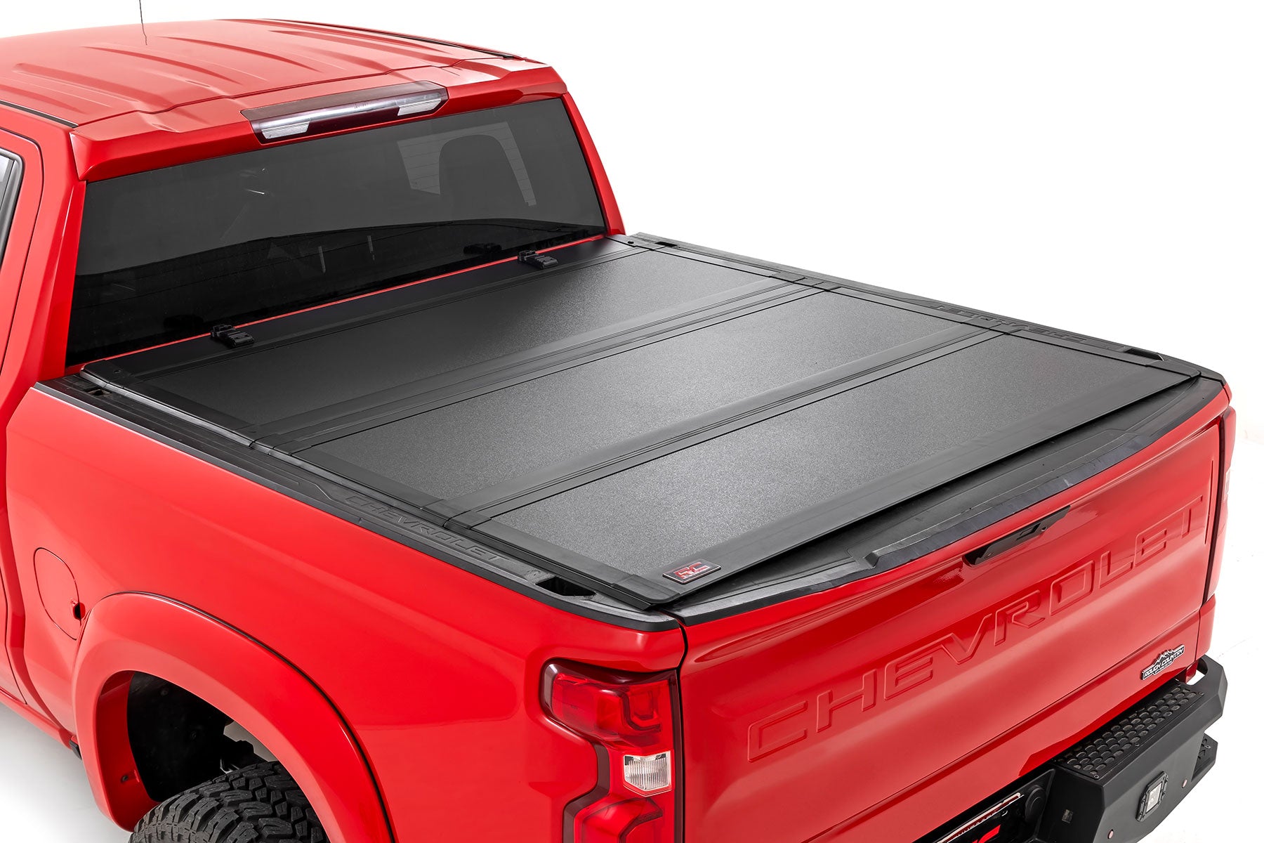Hard Tri-Fold Flip Up Bed Cover | 5'10" Bed | Chevy/GMC Sierra 1500 (19-25)/Silverado 1500 (19-25)  | 49120580