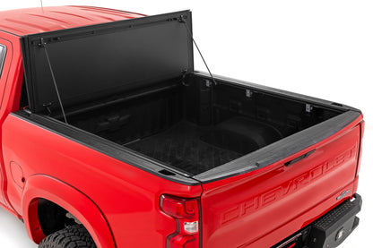 Hard Tri-Fold Flip Up Bed Cover | 5'10" Bed | Chevy/GMC Sierra 1500 (19-25)/Silverado 1500 (19-25)  | 49120580