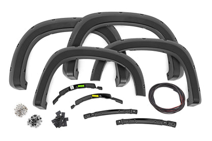 Pocket Fender Flares | G7C Red Hot | Chevy Silverado 1500 2WD/4WD (2022-2025) | F-C12211-G7C