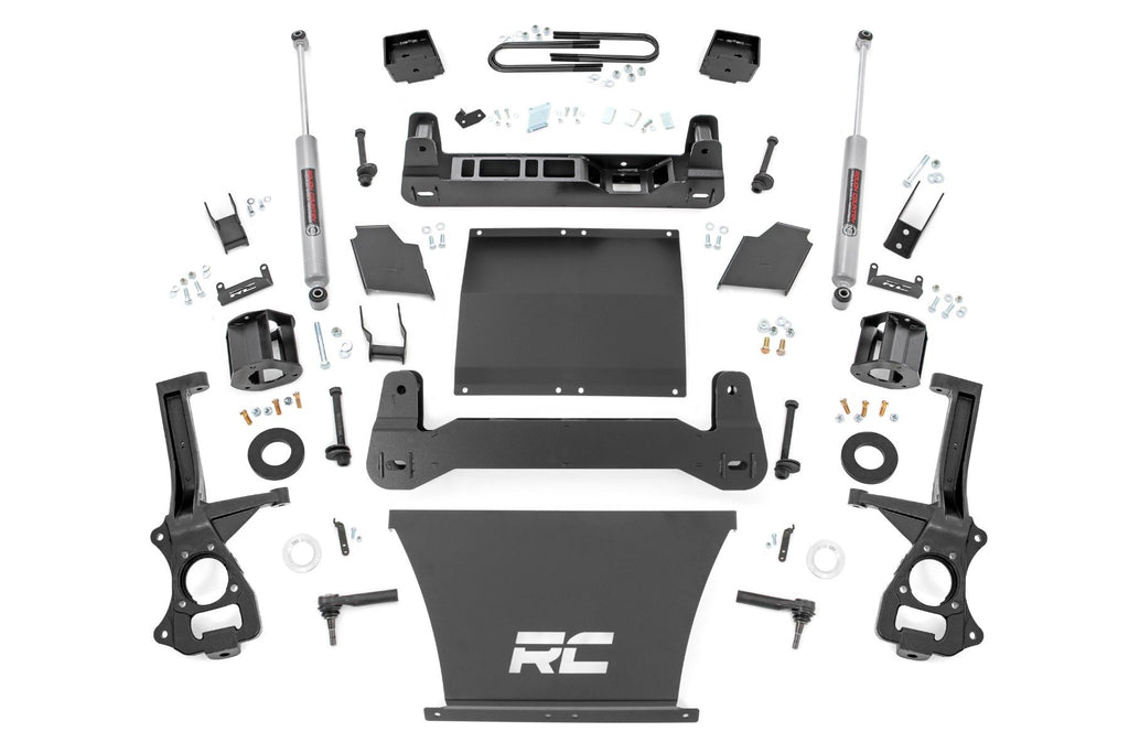 6 Inch Lift Kit | Mono Leaf Rear | N3 | GMC Sierra 1500 2WD/4WD (2019-2024 & Classic) | 26631