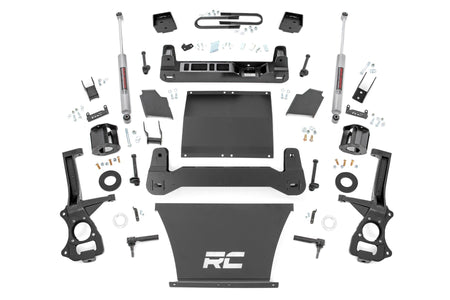 6 Inch Lift Kit | Mono Leaf Rear | N3 | GMC Sierra 1500 2WD/4WD (2019-2024 & Classic) | 26631