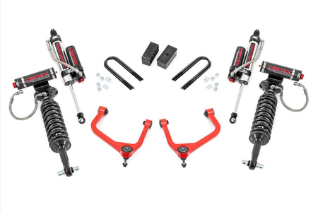 3.5 Inch Lift Kit | Mono Leaf Rear | Vertex | GMC Sierra 1500 2WD/4WD (2019-2025 & Classic) | 28850RED