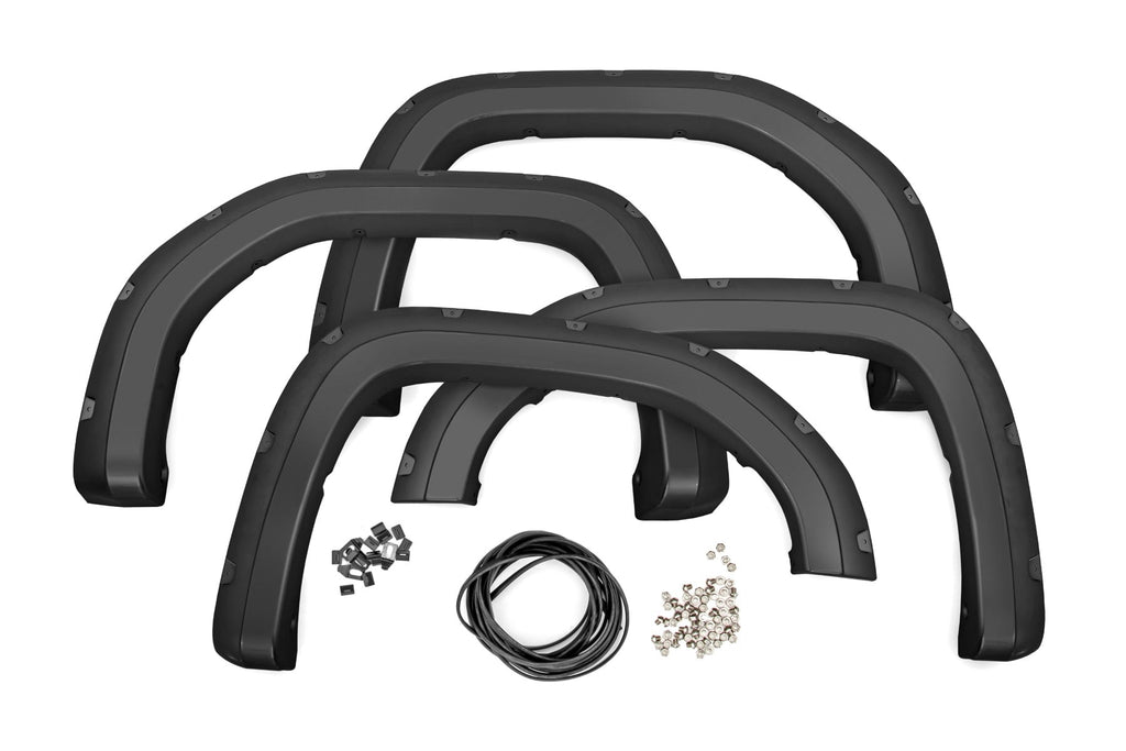Rough Country | Pocket Fender Flares | G42 Coastal Dune | GMC Sierra 1500 2WD/4WD (2019-2026) | F-C11950A-G42