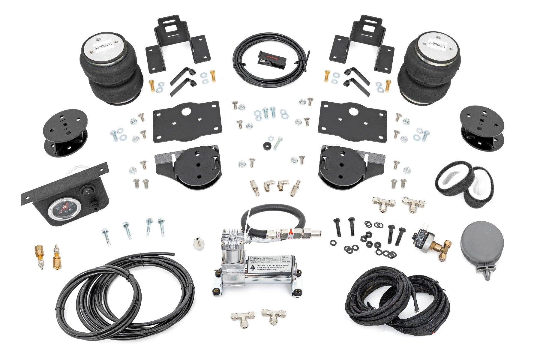 Air Spring Kit w/compressor | 4 Inch Lift Kit | Ram 1500 4WD (2019-2025) | 100354C