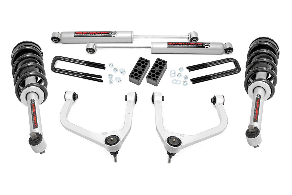 3.5 Inch Lift Kit | N3 Struts | Chevy Silverado 1500 2WD/4WD (2019-2025 & Classic) | 29532