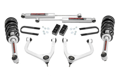 3.5 Inch Lift Kit | N3 Struts | Rear Mono Leaf | Chevy Silverado 1500 (22-24) | 28231