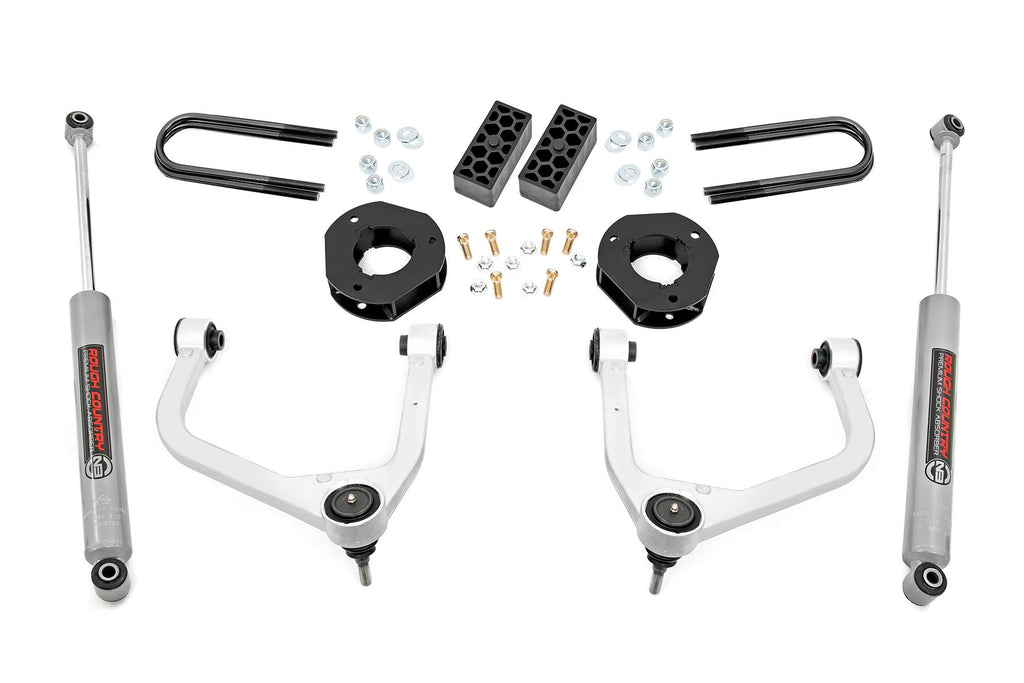 3.5 Inch Lift Kit | Rear Mono Leaf | Chevy Silverado 1500 2WD/4WD (2025) | 28230_A