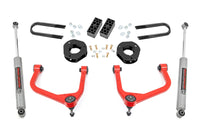 3.5 Inch Lift Kit | Rear Mono Leaf | Chevy Silverado 1500 2WD/4WD (2022-2024) | 28230RED