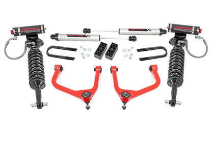 3.5 Inch Lift Kit | Vertex/V2 | Rear Mono Leaf | Chevy Silverado 1500 (22-24) | 28257RED