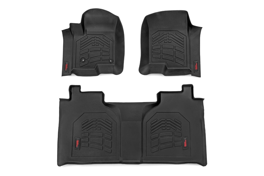 Sure-Fit Floor Mats | FR & RR | FR Bucket | Crew | Chevy/GMC 1500/2500HD/3500HD (19-25 & Classic) | SM21612
