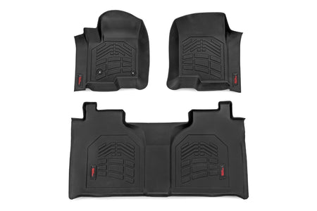 Sure-Fit Floor Mats | FR & RR | FR Bucket | Crew | Chevy/GMC 1500/2500HD/3500HD (19-25 & Classic) | SM21612