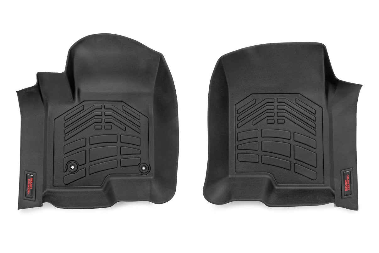 Sure-Fit Floor Mats | FR & RR | FR Bucket | Crew | Chevy/GMC 1500/2500HD/3500HD (19-25 & Classic) | SM21612