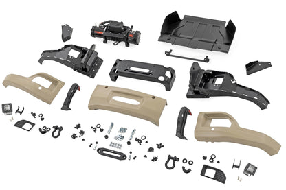 Rough Country | Front FXS Bumper | 12000S | GTL Sand Dune | Chevy Silverado 1500 (23-26) | 13007-GTL