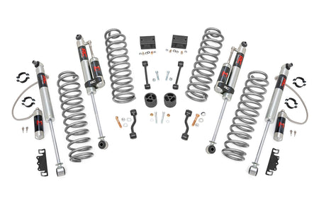Rough Country | 2.5 Inch Lift Kit | Coils | M1R | Jeep Wrangler Unlimited 4WD (2018-2023) | 67744