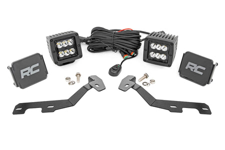 LED Light Kit | Ditch Mount | 2" Black Pair | Spot | Ram 1500 2WD/4WD (19-25) | 82290