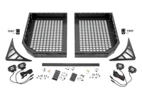 Rough Country | Cargo Rack | Dual 2" Black LED Pairs | Flush Mount | CFMOTO U10 1000 PRO | 96133