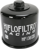 HIFLOFILTRO Racing Oil Filter - Black HF138RC