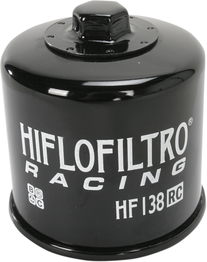 HIFLOFILTRO Racing Oil Filter - Black HF138RC