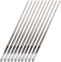 DEI Positive Locking Ties - 1/2" x 20" - Stainless Steel 010213
