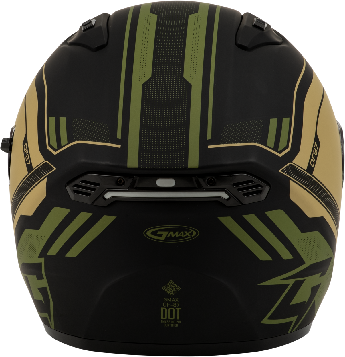 Of 87 Duke Helmet Matte Black/Green Lg