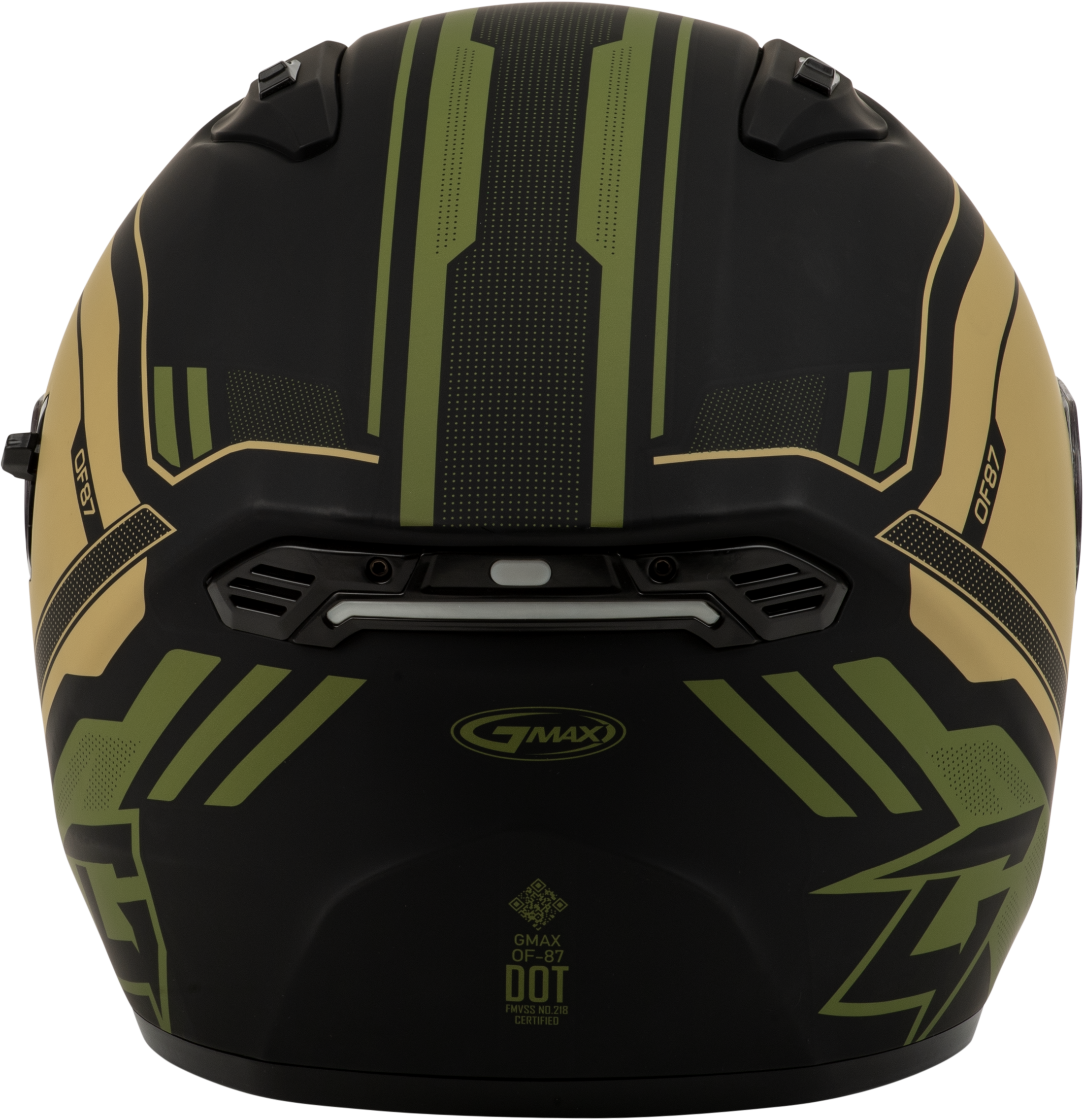 Of 87 Duke Helmet Matte Black/Green Md