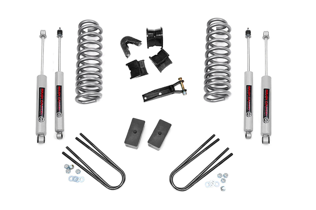 4 Inch Lift Kit | Rear Blocks | Ford F-100 4WD (1970-1976) | 445-70-76.20