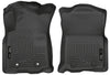 Husky Liners 2016 Toyota Tacoma w/ Auto Trans WeatherBeater Front Black Floor Liners
