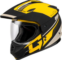 Gm 11 Decima Helmet Matte Black/Yellow/Grey 2x
