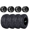 MSA M33 Clutch Wheels on Kenda Klever XT Tires – UTV Wheel & Tire Kit