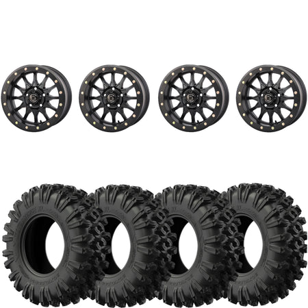 Frontline 223 beadlock Matte Black on EFX MotoRavage XL