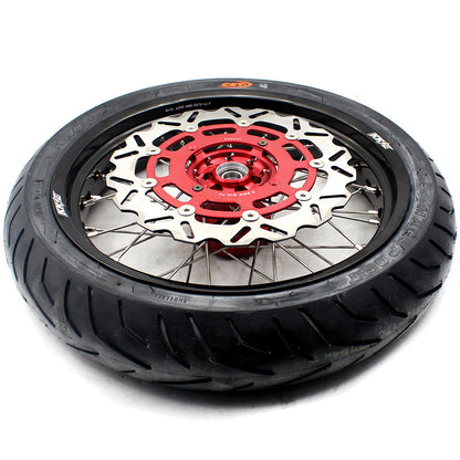 KKE 17 Inch Supermoto Wheels Tires for SUZUKI RMZ250 2007-2025 RMZ450 2005-2025