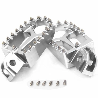 KKE CNC Footpegs for KTM SX SX-F XC  XC-F EXC EXC-F 2001-2015 Orange/Blue/Black/Silver