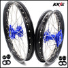 KKE 17 & 14 YZ80 1993-2001 YZ85 2002-2025 Kids Wheels for Yamaha Blue Hub