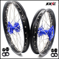KKE 17 & 14 YZ80 1993-2001 YZ85 2002-2025 Kids Wheels for Yamaha Blue Hub