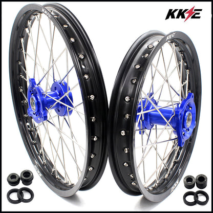 KKE 17 & 14 YZ80 1993-2001 YZ85 2002-2025 Kids Wheels for Yamaha Blue Hub