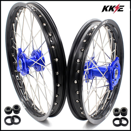 KKE 17 & 14 YZ80 1993-2001 YZ85 2002-2025 Kids Wheels for Yamaha Blue Hub