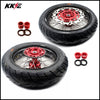 KKE 17 Inch Supermoto Wheels Tires for SUZUKI RMZ250 2007-2025 RMZ450 2005-2025