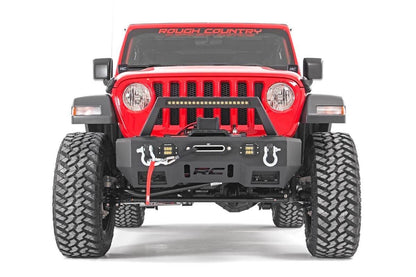 Rough Country | 3.5 Inch Lift Kit | Adj LCA | FR D/S | M1 | Jeep Wrangler JL Rubicon (18-23) | 90940