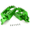 KKE CNC Aluminum Footpegs for HONDA/KAWASAKI Red/Blue/Green/Black/Silver
