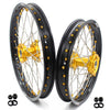 KKE 17/14 RM80 1993-2001 RM85 2002-2025 For SUZUKI Kid's Small Wheels Rims Gold Nipples