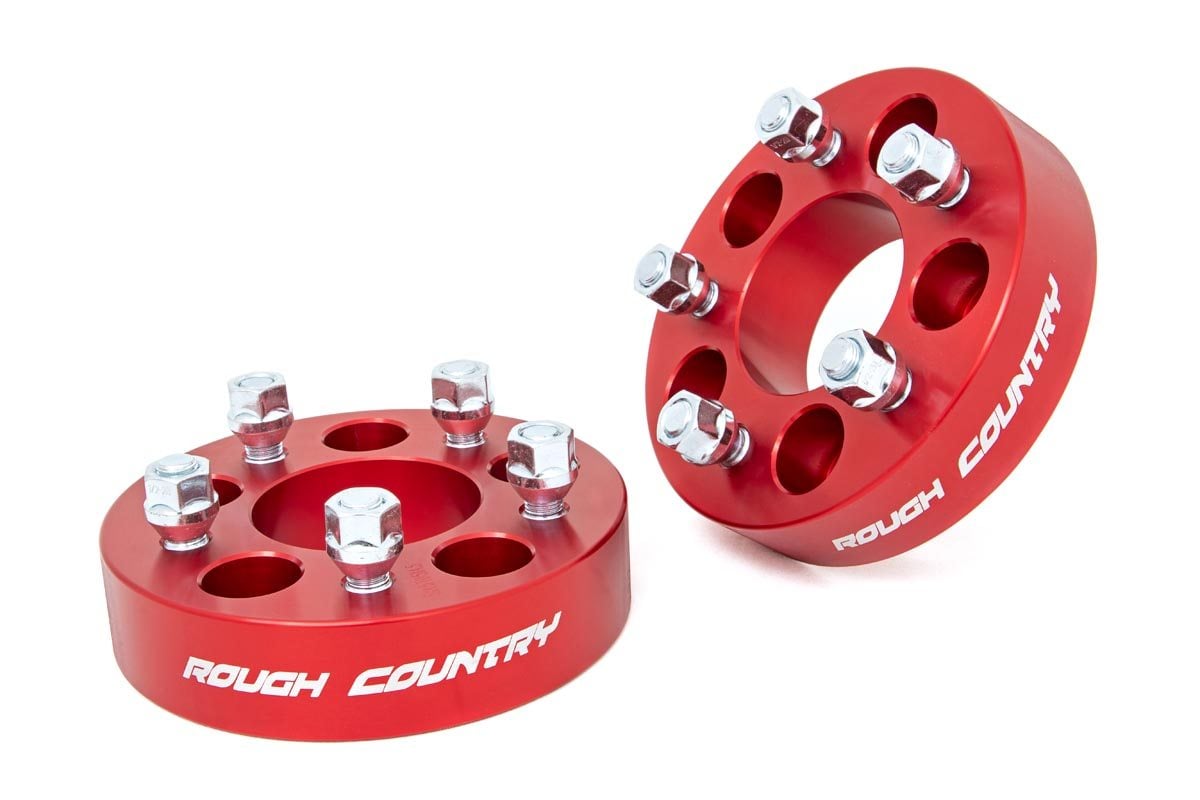 1.5 Inch Wheel Spacers| 5x4.5 | Red | Jeep Cherokee XJ/Comanche MJ/Wrangler TJ  | 1090RED