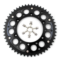 KKE 44T/48T/49T/50T/51T Black Sprocket For SUZUKI RMZ250 RMZ450 DRZ400S DRZ400SM